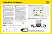 Maquette de tracteur : Coffret Ferguson "Petit gris" - 1/24 - Heller 57401