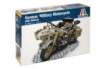 Maquette militaire : BMW R75 Sidecar - 1:9 - Italeri 07403