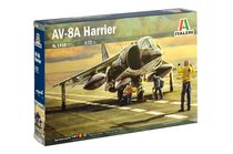 Maquette avion militaire américain : AV-8A Harrier - 1/72 - Italeri 01410 1410