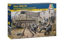 Maquette militaire : Steyr rso/01 et soldats allemands - 1:35 - Italeri 06549 6549 - france-maquette.fr