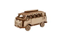 Puzzle 3D / Maquette bois - Bus Retro Superfast - Wooden City MB001