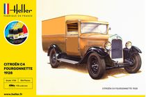 Maquette voiture de collection : Model set Citroën C4 Fourgonnettes 1928 - 1:24 - Heller 56703