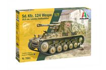 Maquette tank militaire : Sd.Kfz.124 Wespe - 1:72 - Italeri 7061 07061