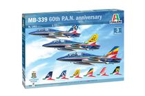 Maquette avion militaire : Coffret MB 339 Frecce Tricolori - 1/72 - Italeri 1461 01461