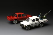 Maquette voiture : Pick UP w/ZPU-1 in 1:35 MENG-Model VS-001