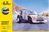 Maquette voiture : Peugeot 205 EV 2 1/24 - Heller 56716