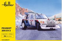 Maquette voiture : Peugeot 205 EV 2 1/24 - Heller 80716