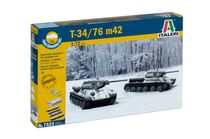 Maquettes militaires : Chars T 34 / 76 m42 - 1:72 - Italeri 07523 7523