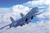 Maquette d'avion militaire : SU - 27D SEA Flanker 1/72 - Italeri 0197