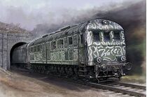 Maquette ferroviaire : Wehrmachtslokomotive V188 1:35 - Trumpeter 00225