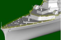 Maquette navire français : Porte-hélicoptère Jeanne-d'Arc 1/350 - Trumpeter 5636 05636