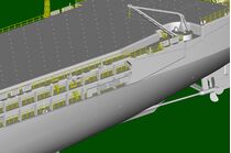 Maquette navire français : Porte-hélicoptère Jeanne-d'Arc 1/350 - Trumpeter 5636 05636