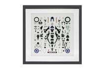 Panneau de pièces moto miniature : Yamaha YZF-R1M 2018 1/12 - Tamiya 21242