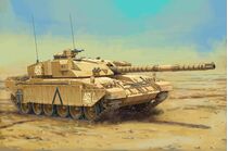 Maquette de char : British MBT challenger-1 (mk.3) au 1/35 - Trumpeter 09612  9612