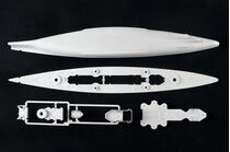 Maquette de navire de guerre : German Gneisenau Battleship au 1/350 - Trumpeter 05360 5360