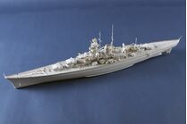 Maquette de navire de guerre : German Gneisenau Battleship au 1/350 - Trumpeter 05360 5360