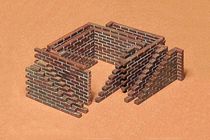 Décor miniature : Mur de briques - 1/35 - Tamiya 35028