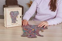 Puzzle en bois : Éléphant impérial - Créatif Puzzle