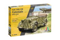 Maquette véhicule militaire : Fiat 508 CM Coloniale 1/35 - Italeri 6550 06550