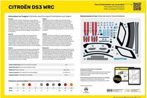 Maquette voiture de course : Citroën DS3 WRC 1/24 - Heller 80758