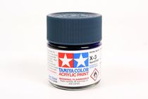 Peinture pour maquettes - X3 BLEU ROYAL brillant - XL 23 ml - Tamiya 81003