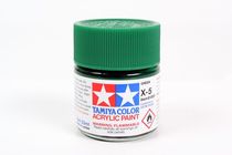 Peinture pour maquettes - X5 VERT brillant - XL 23 ml - Tamiya 81005