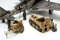 Maquette militaire : Kettenkrad et générateur avion 1/48 - Tamiya 32533