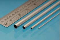 Outils pour maquette : 4 tubes en aluminium 2 x 0,45 mm - Albion AT2M