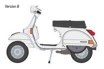 Maquette de moto  : Vespa PX 125/150 (1978) au 1/9 -Italeri 4645 - 04645