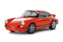 Maquette de voiture à clipser : Porsche 911 carrera RS 2.7 rouge 1/24 - Tamiya 28104