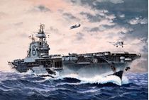 Maquette navire : USS Enterprise CV-6 1/1200 - Revell 5824 05824