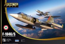 Maquette avion militaire F-104G/S ASA/M Starfighter Air Force Italienne 1/48 - KINETIC 48093