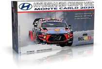 Modèle réduit voiture de course : Hyndai I20 Coupe WRC Monte Carlo 2020 1/24 - Belkits 021