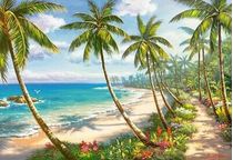 Puzzle Paysage : Pathway to Paradise - 1000 pièces - Castorland 104666