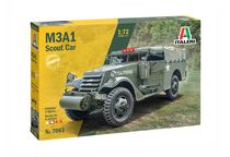 Maquette véhicule militaire : M3A1 Scout Car 1/72 - Italeri 7063