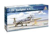 Maquette avion militaire : F-104 Starfighter A/C - 1:32 - Italeri 02515 2515 - france-maquette.fr