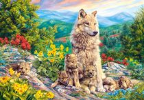 Puzzle Animaux Loups - 1000 pièces - Castorland 104420