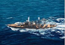 Maquette militaire : USS West Virginia BB-48 1941 1/700 Pearl Harbor - Trumpeter 5771 - 05771