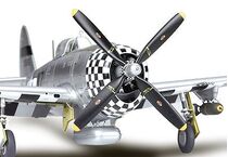 Maquette d'avion militaire : Republic P-47D Thunderbolt Bubbletop - 1:48 - Tamiya 61090F