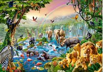 Puzzle Jungle river - 500 pièces - Castorland 52141