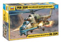 Maquette d'hélicoptère militaire : Mil Mi‐35M Hind E 1/48 - Zvezda 4813