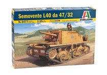 Figurines et artillerie militaire : Semovente L40 da 47/32 1/35 - Italeri 06477