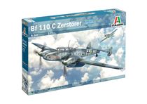 Maquette d'avion militaire : Messerschmitt Bf110C-3/C-4 1/72 - Italeri 049