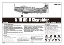Maquette d'avion militaire : Douglas A-1H AD-6 Skyraider 1966 - Trumpeter 02253