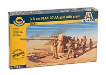 Maquette artillerie : Canon Flak 37 88 mm et servants - 1/72 - Italeri 07512