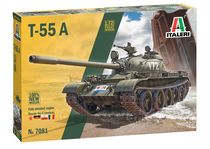 Maquette militaire : Char Moyen Soviétique T55 - 1:72 - Italeri 7081 07081