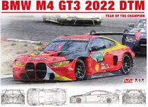 Maquette voiture : BMW M4 GT3 2022 DTM 1/24 - Nunu PN24045