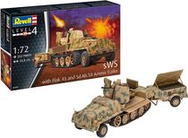 Maquette véhicule militaire : sWS Flak Sfl. avec 3,7cm Flak 1/72 - Revell 03293 3293