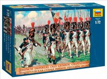 Figurines soldats français : Vieille Garde Impériale 1/72 - Zvezda 8030