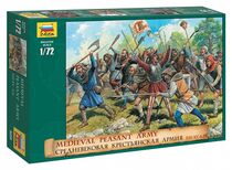 Figurines soldats : Paysans soldats Moyen-Âge - 1/72 - Zvezda 8059 08059